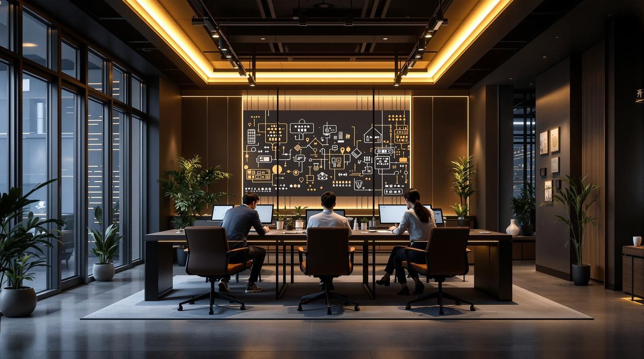 爱看剧团队工作场景